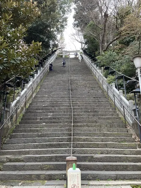 愛宕神社の急階段