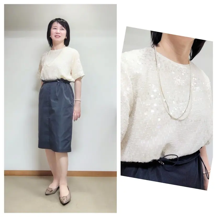 8月後半。アラフィフ秘書お仕事毎日服_1_2