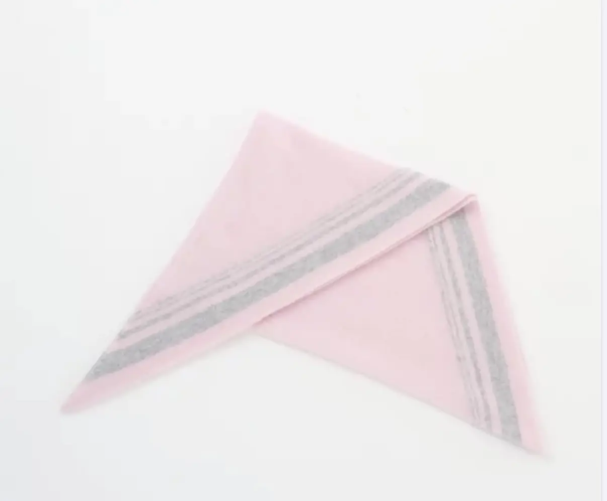 éclat premium通販　カシミヤ三角ストールのセルフスタイリング企画に参加_1_1