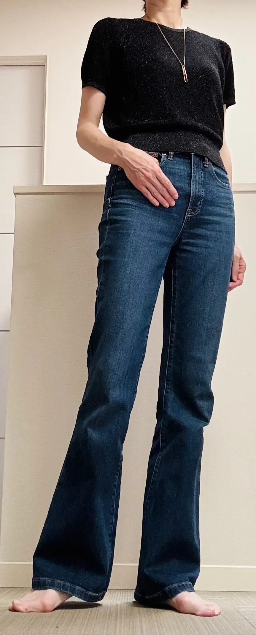 gap ジーンズ アラフィフコーデ