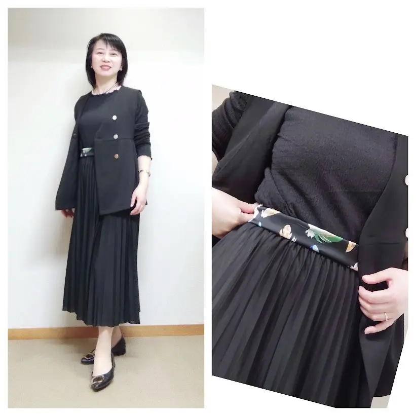 10月初旬。アラフィフ秘書お仕事毎日服_1_3