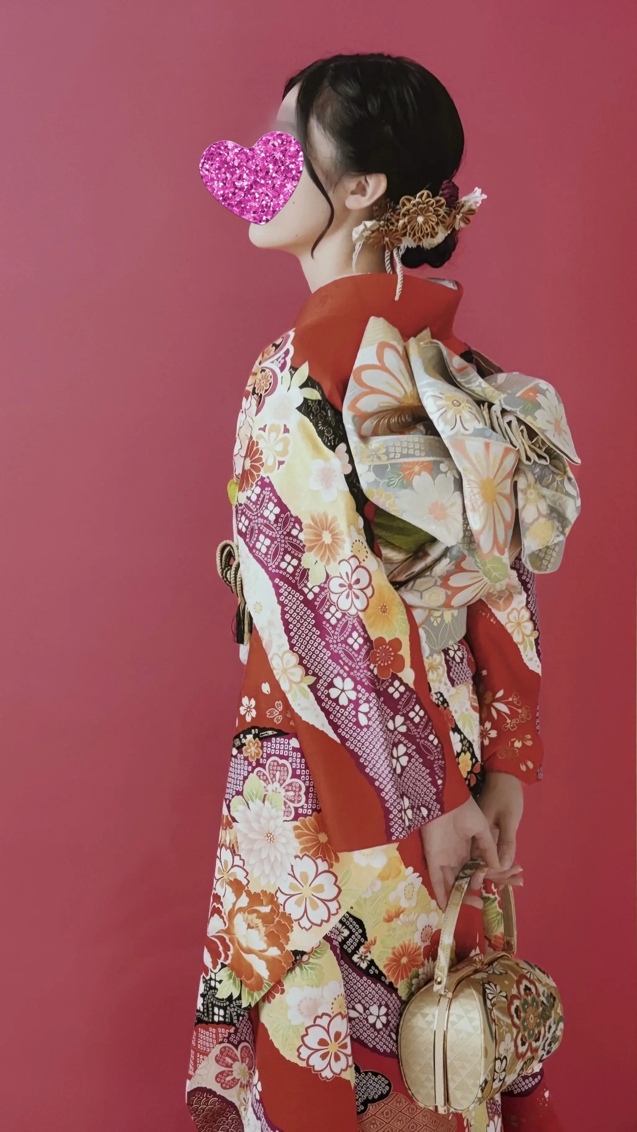 成人式 振袖 まとめ髪 ヘア  