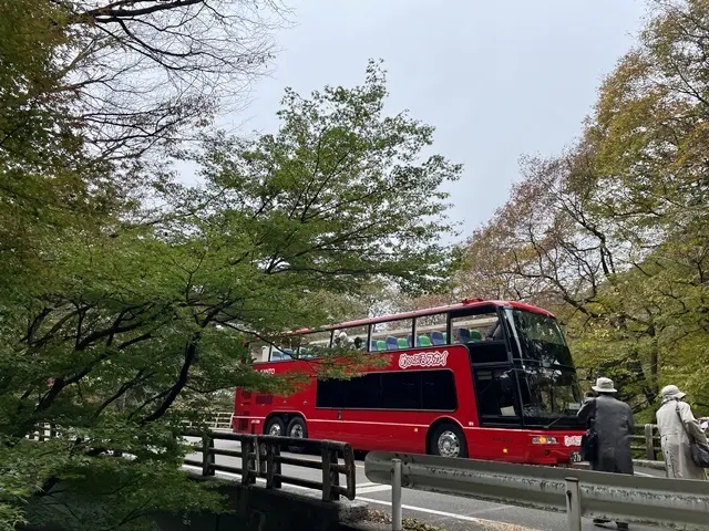 塩谷温泉のオープンバス