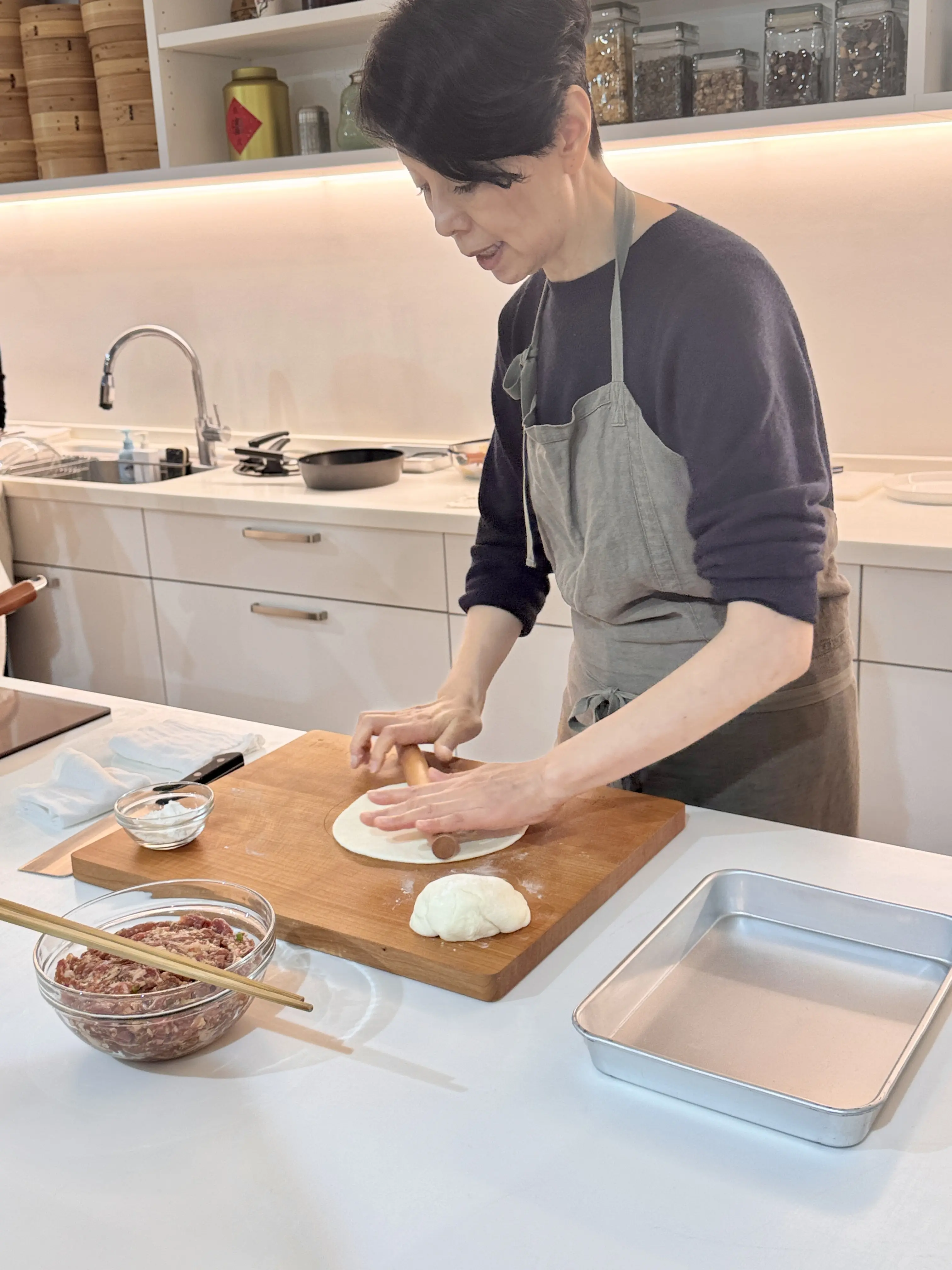 憧れの料理研究家 ウー・ウェン先生のお料理教室へ_1_4-2