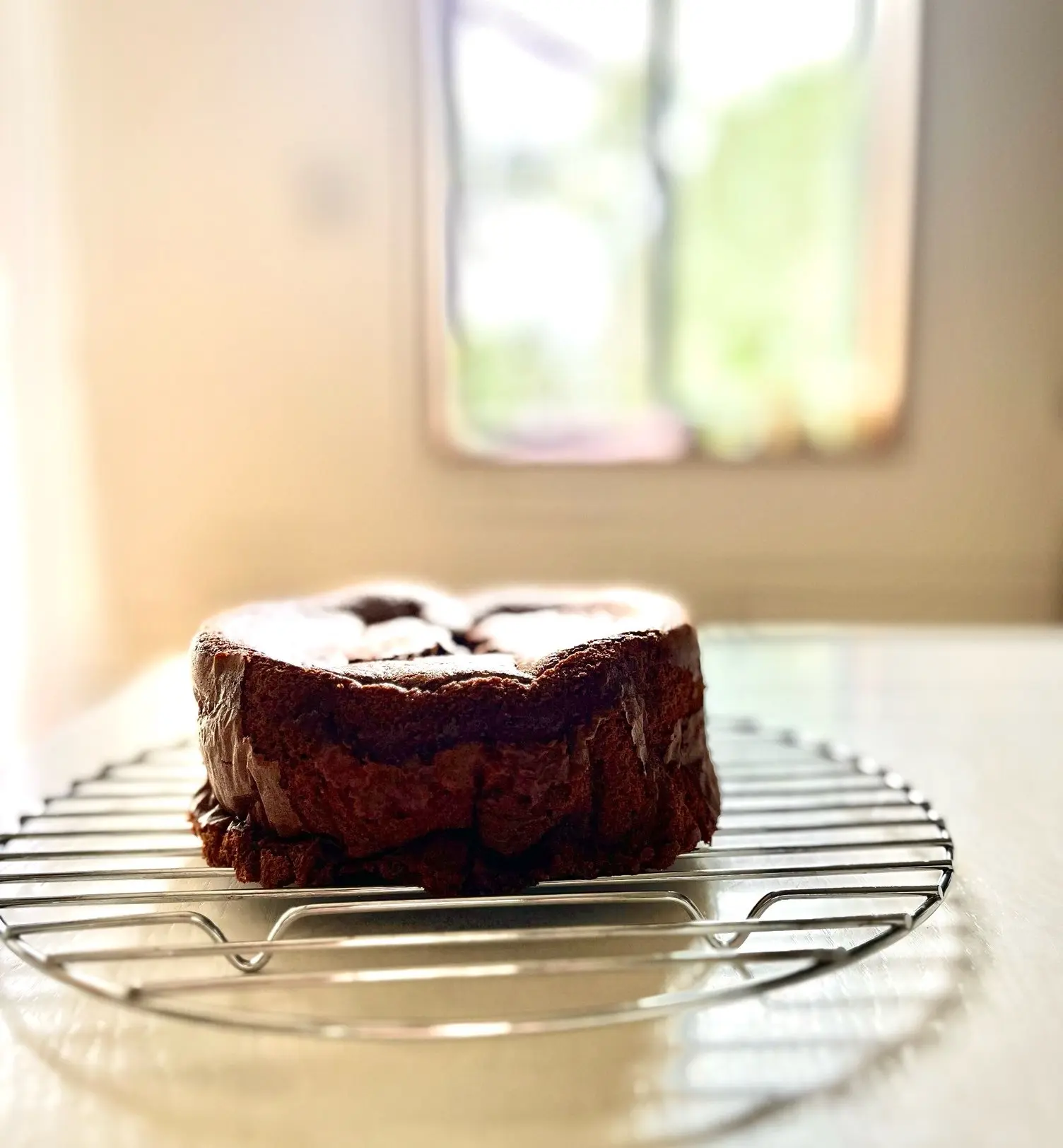 チョコスフレチーズケーキ