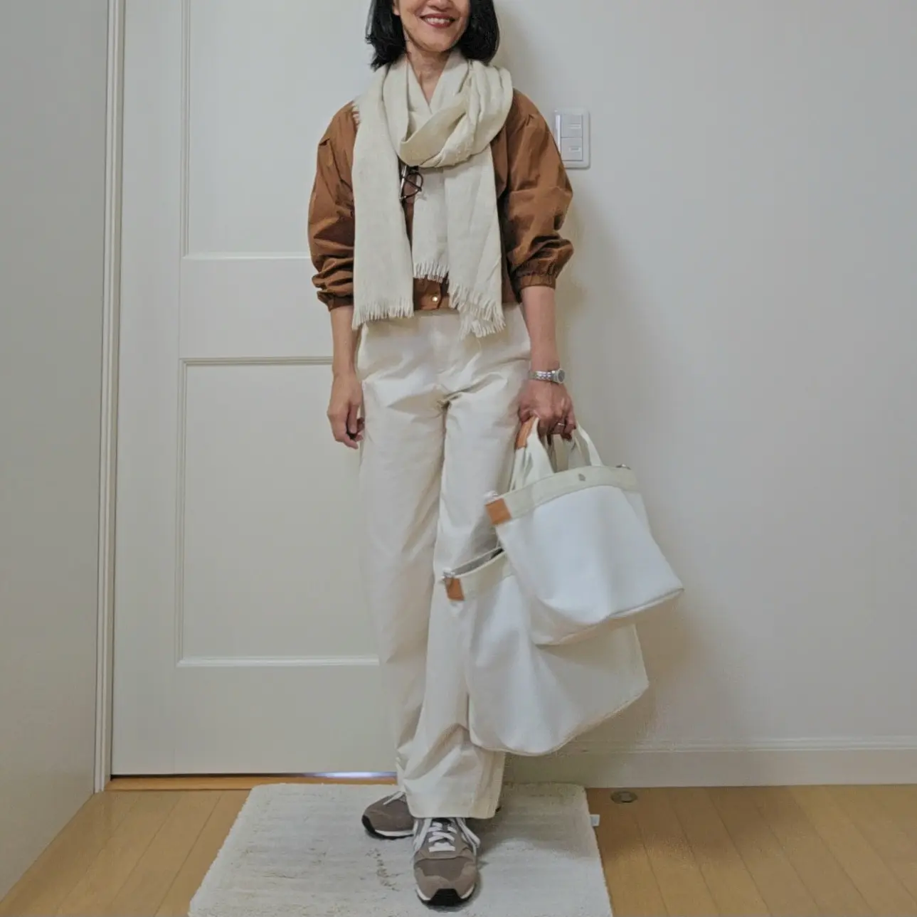 コーディネートで振り返る10月〜今年はホワイト多めの秋コーデ_1_3