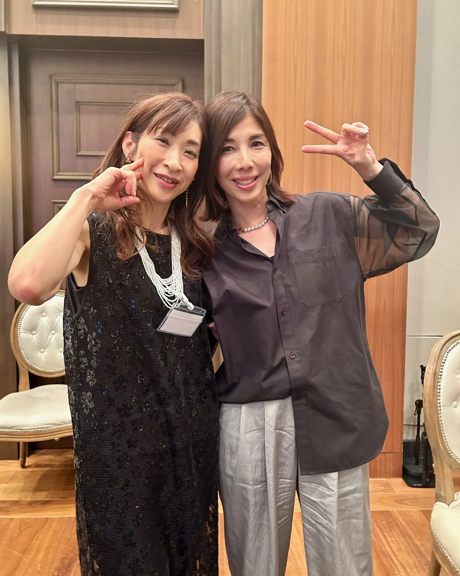 スパンコールのブラックコーデで【ソワレ・ドゥ・エクラ】へ♪_1_10-2