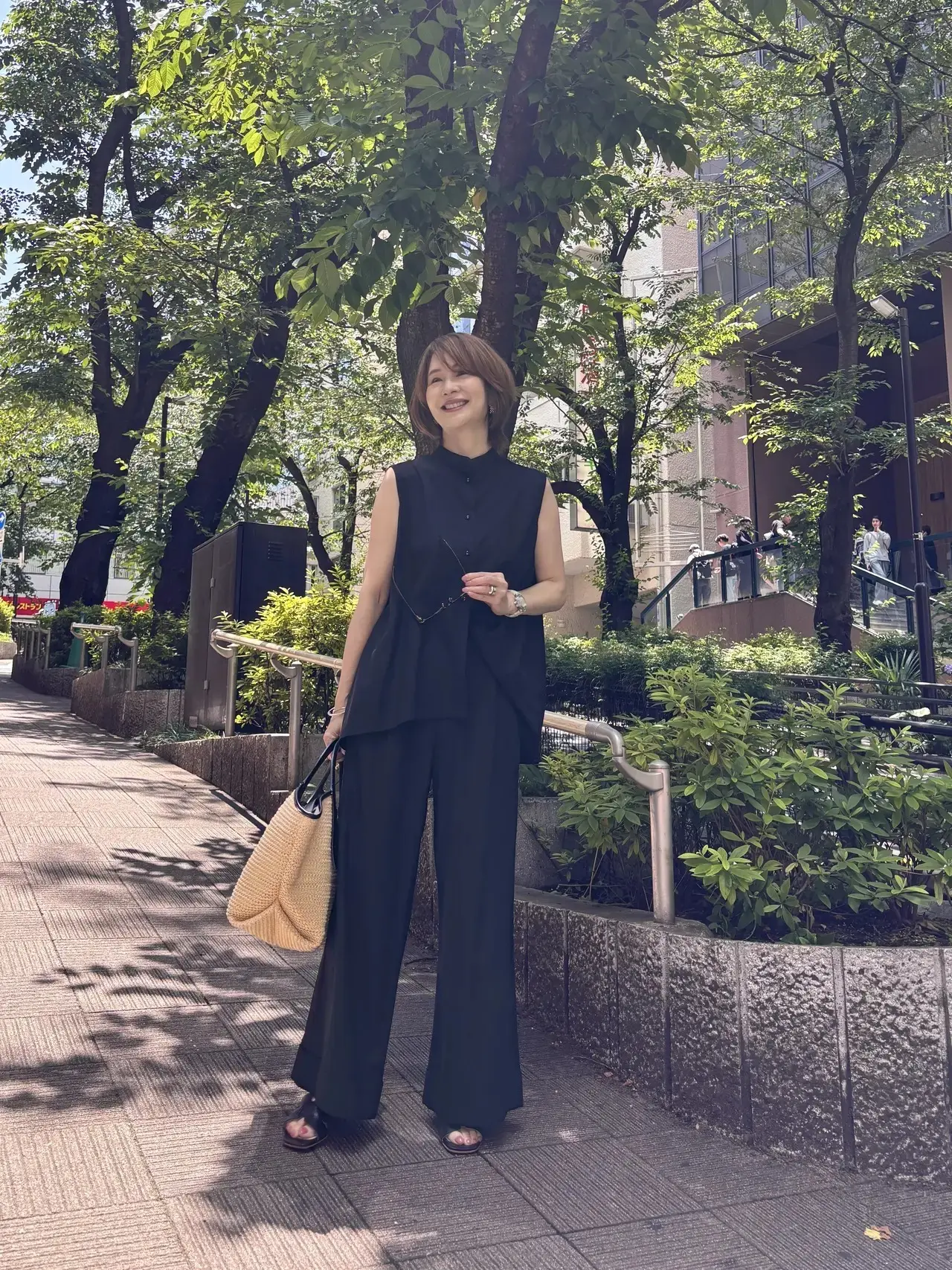 【朝カフェ】と【ピラティス】の日のコーデ