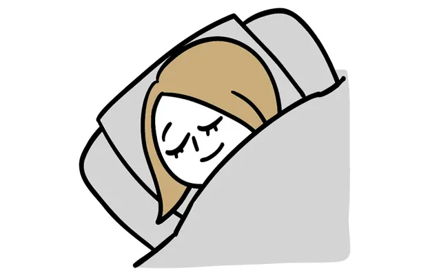 質のよくない睡眠や睡眠不足は、免疫力に悪影響。十分な睡眠を。