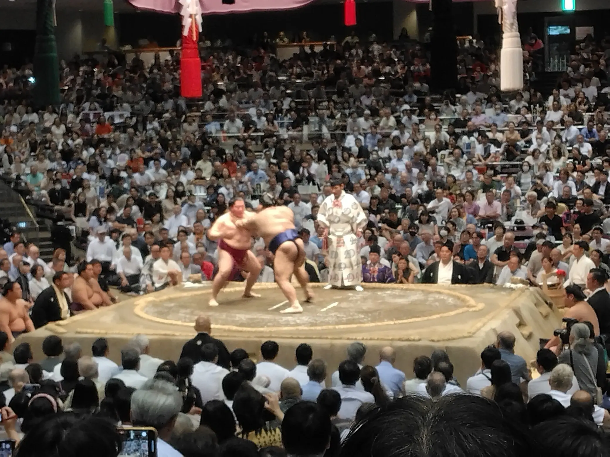 人生初☆国技館で大相撲を生観戦_1_12