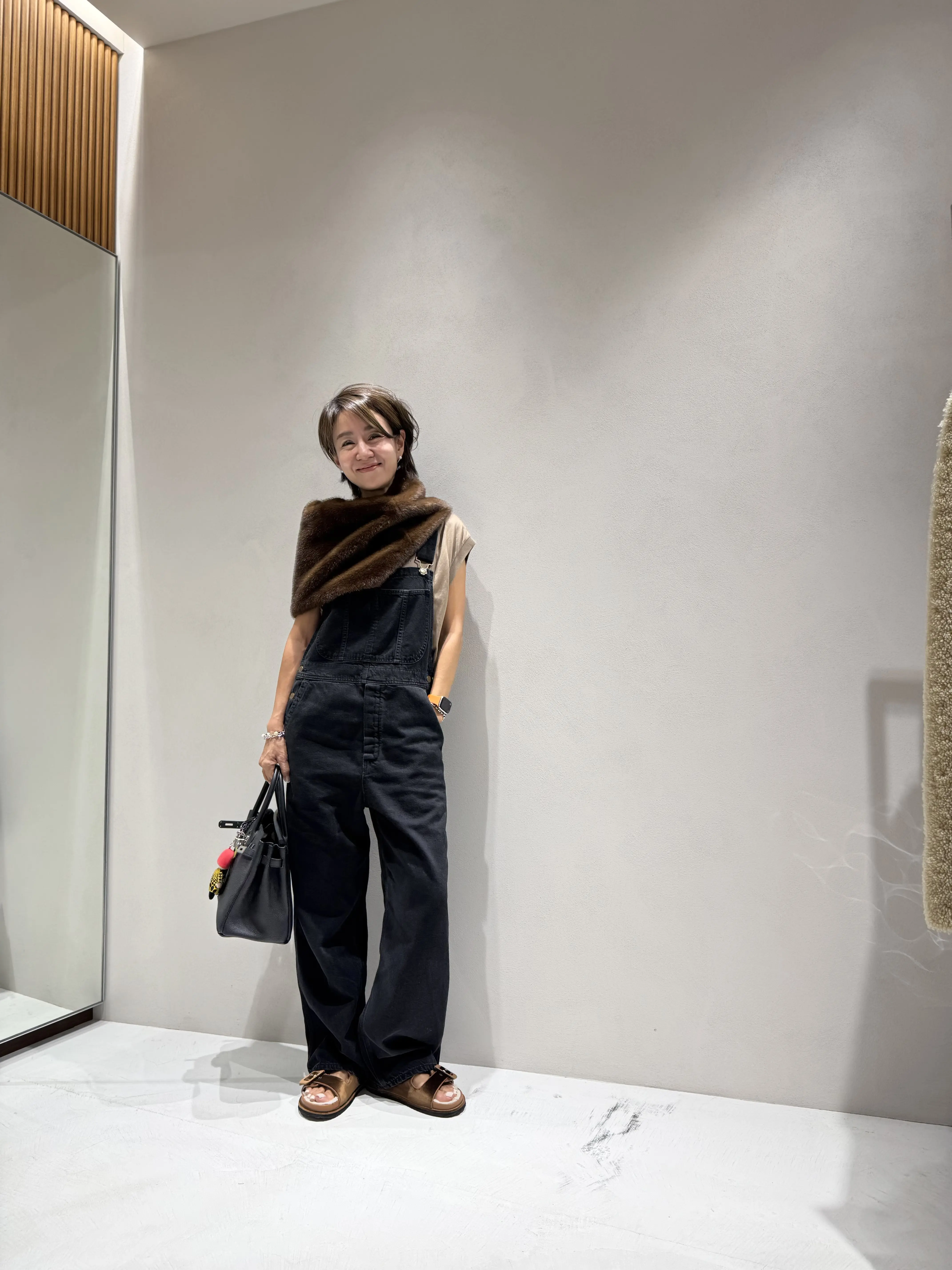 大人スタイルのサロペットstyle_1_4