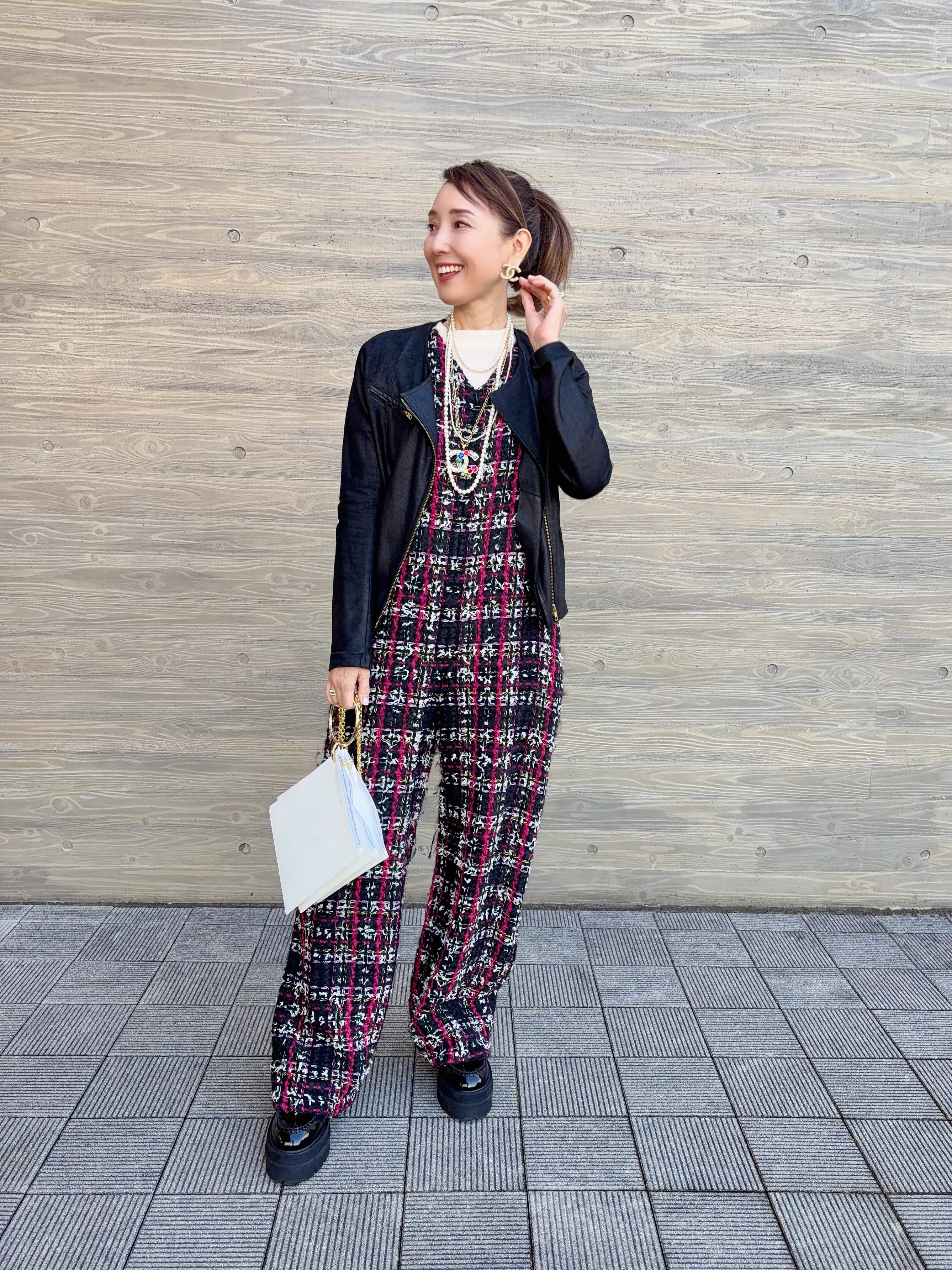 パール×シャネル×ツイード  50代女性を品良く輝かせる私の開運コーデ_1_1