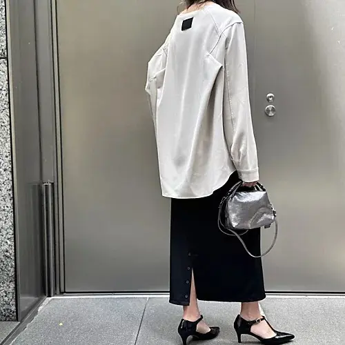 【50代ファッション】ハイパワーストレッチでノンストレスの着心地♪COGTHEBIGSMOKE×eclat 「ストレッチブラウス」_1_8