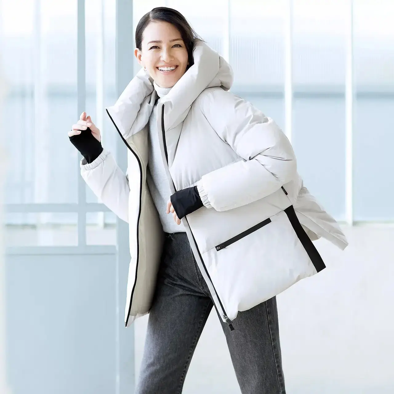 寒い日も、軽やかに暖かく、そして溌剌と！ HERNOの撥水ダウン