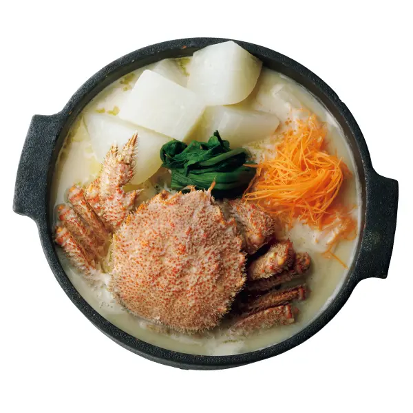 料理家・小泉瑚佑慈さんの毛ガニと大根の白味噌バター鍋レシピ