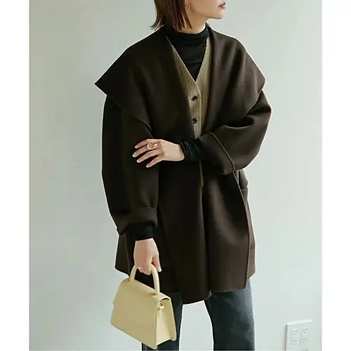 GALLARDAGALANTE カシミヤショートコート ¥154,000