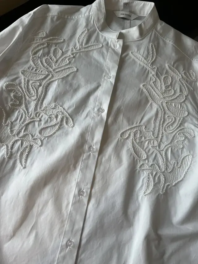 H&amp;M 刺繍ブラウス