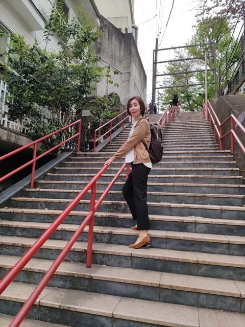 四ッ谷、須賀神社の階段