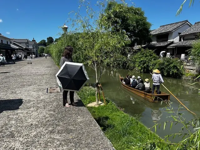 倉敷　岡山　旅行　国内旅行　美観地区　日本　くらしき川舟流し