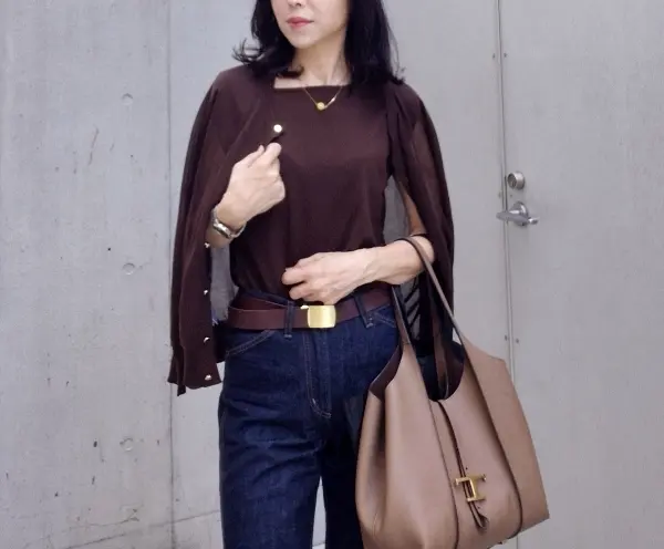 季節の変わり目に♪【気温別】アンサンブルニットの快適コーデ4選_1_2