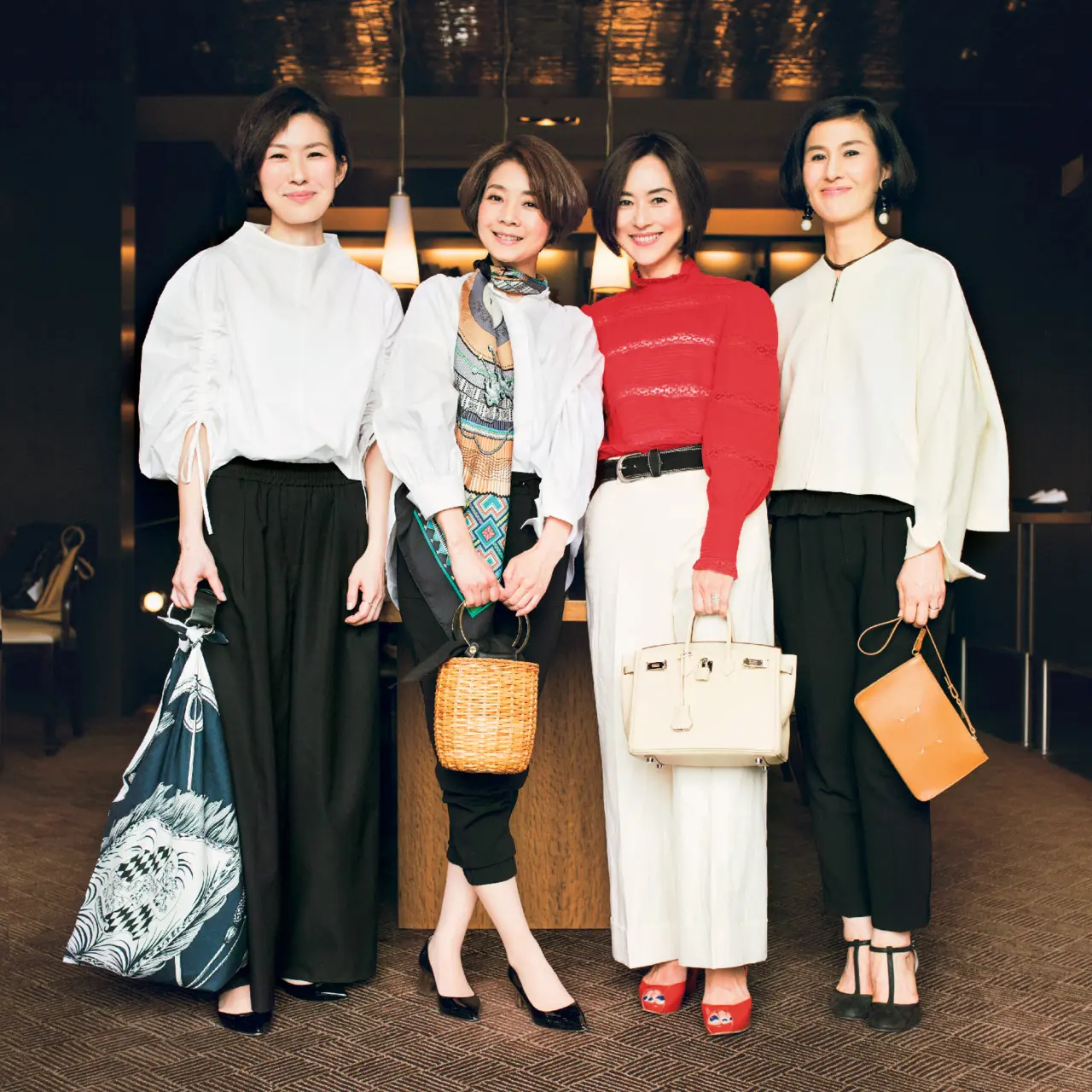 フェーブ　優雅なファッション　5点セット エリック・エ・ジル　希少 Emilyan（エミリアン） セットアップ 「手洗いできるハイストレッチ