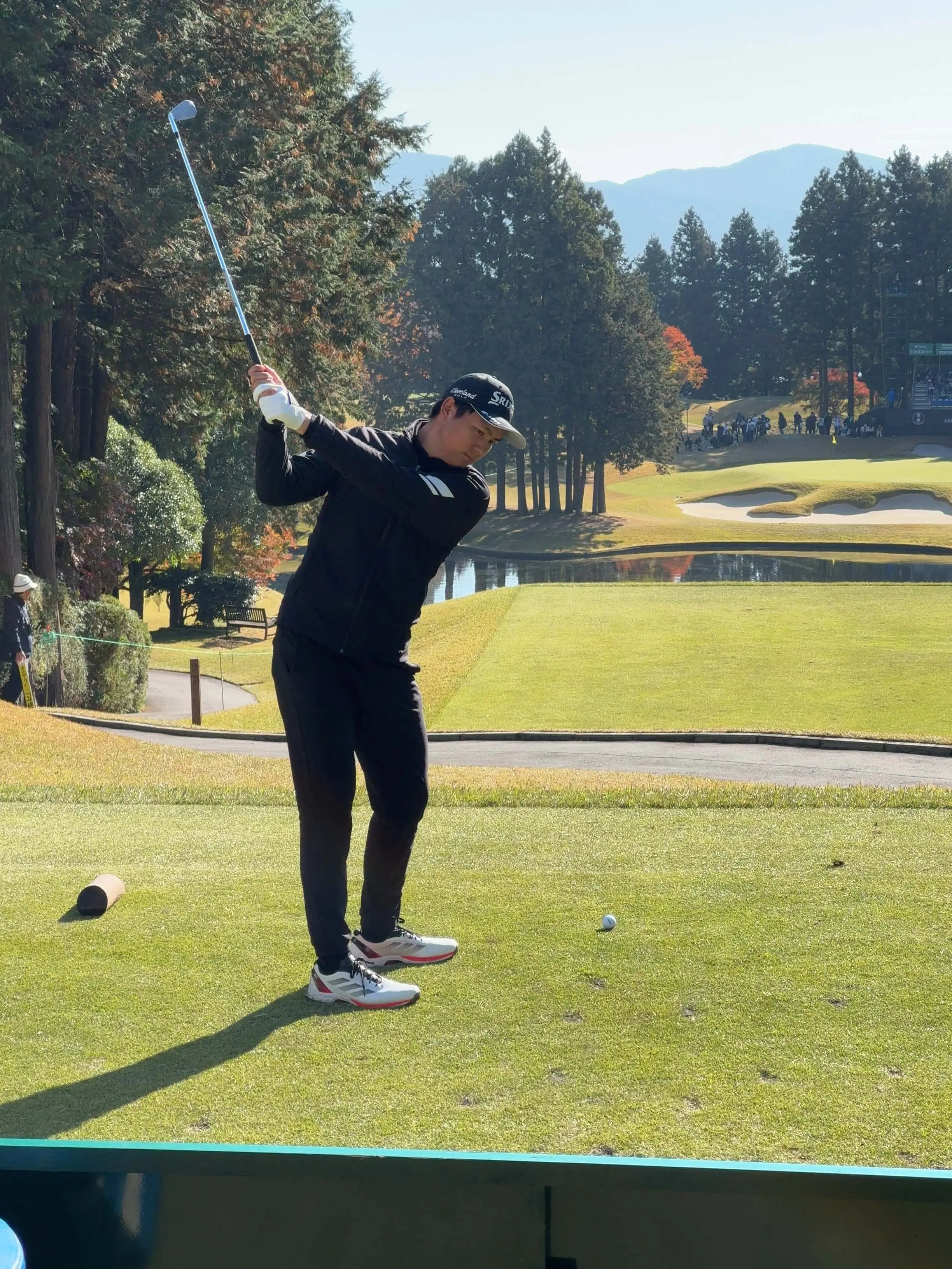 三井住友太平洋マスターズ　ゴルフトーナメント　試合風景　中野麟太朗