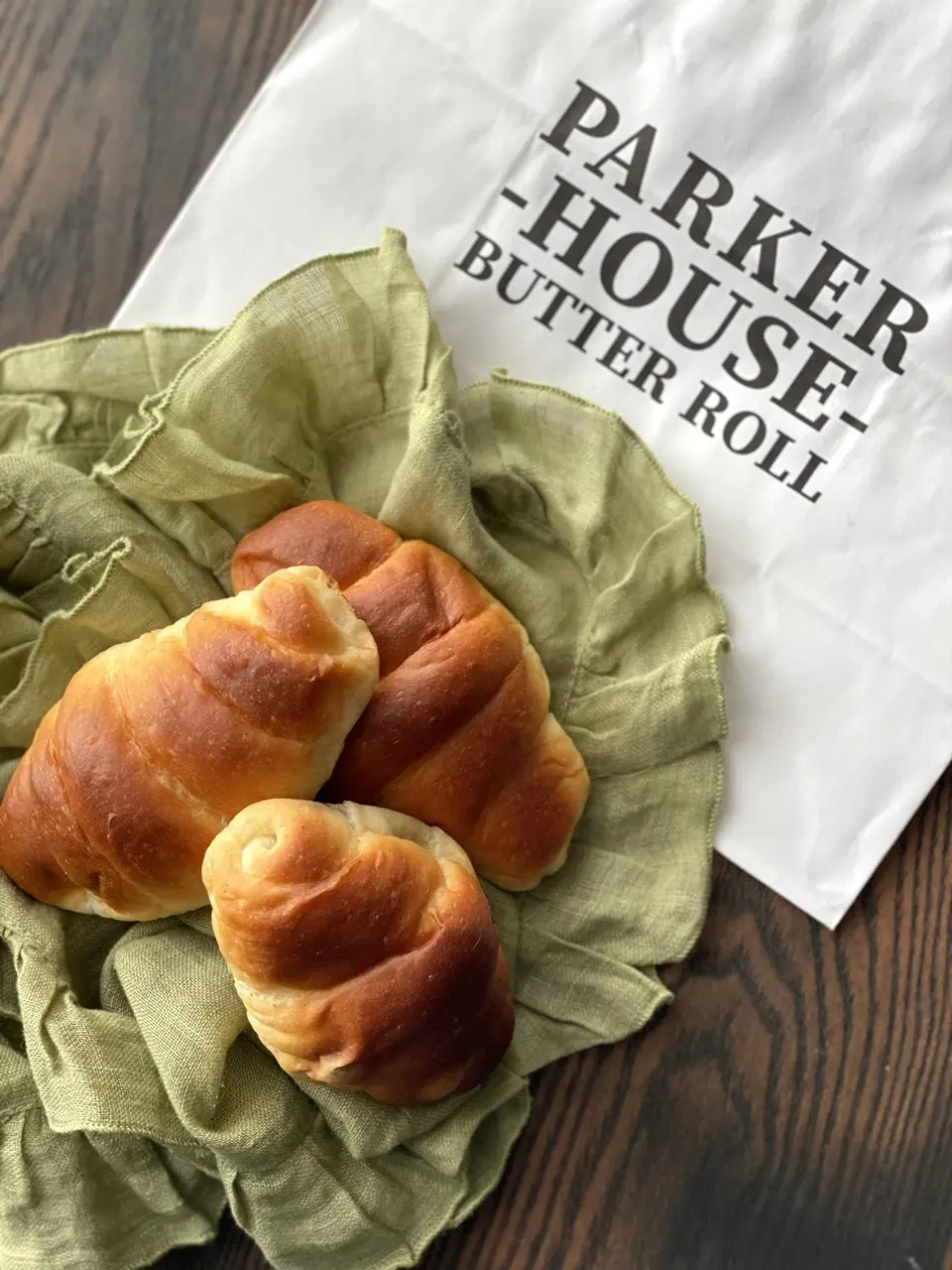PARKER HOUSE BUTTER ROLLのバターロール
