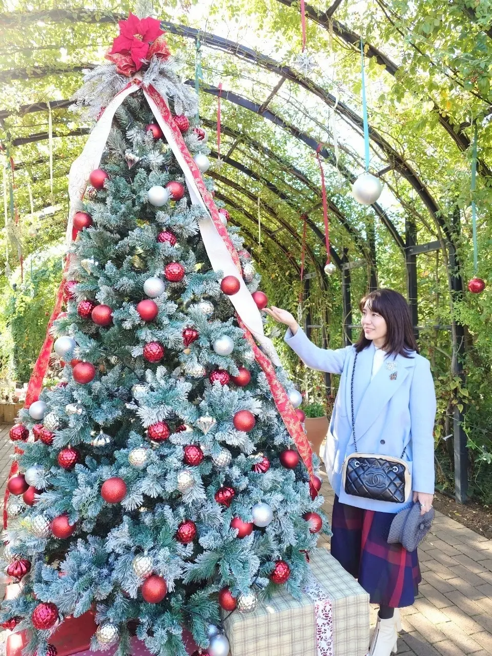 横浜イングリッシュガーデンのクリスマス・ディスプレイ