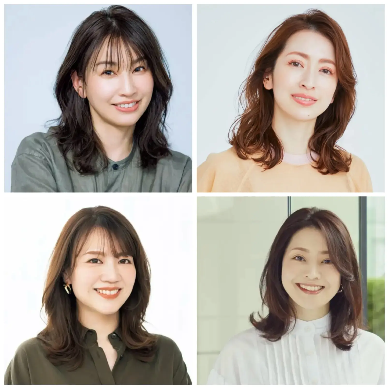 【50代ヘアスタイル】ほどよい抜け感があるミディアムヘアni♪_1_10