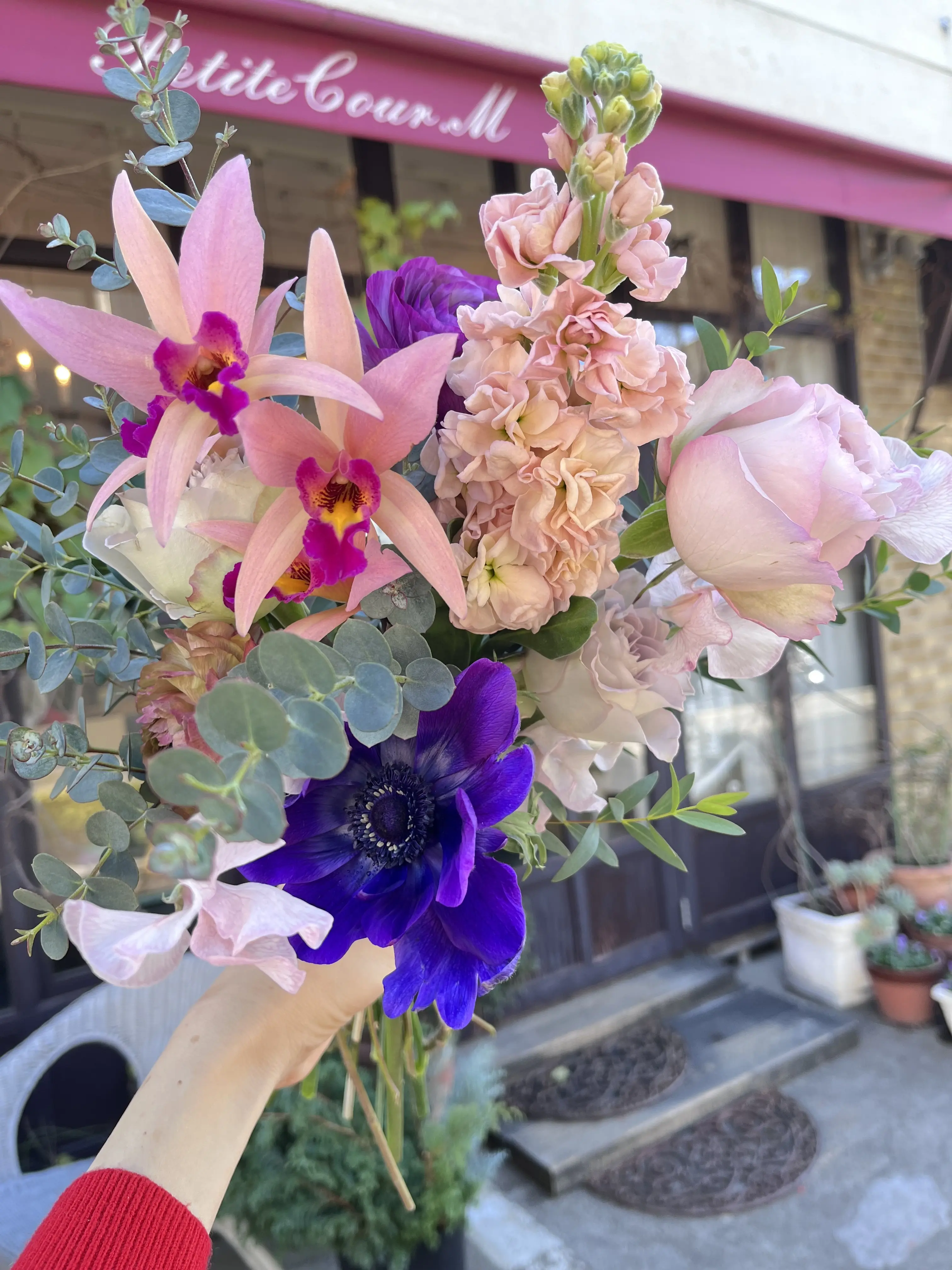 誕生日のブーケと最後にちょっとだけキラキラ観賞_1_7