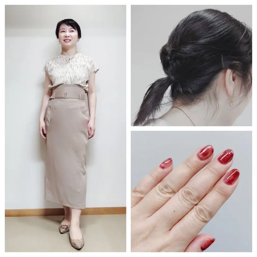 9月前半。アラフィフ秘書お仕事毎日服_1_5