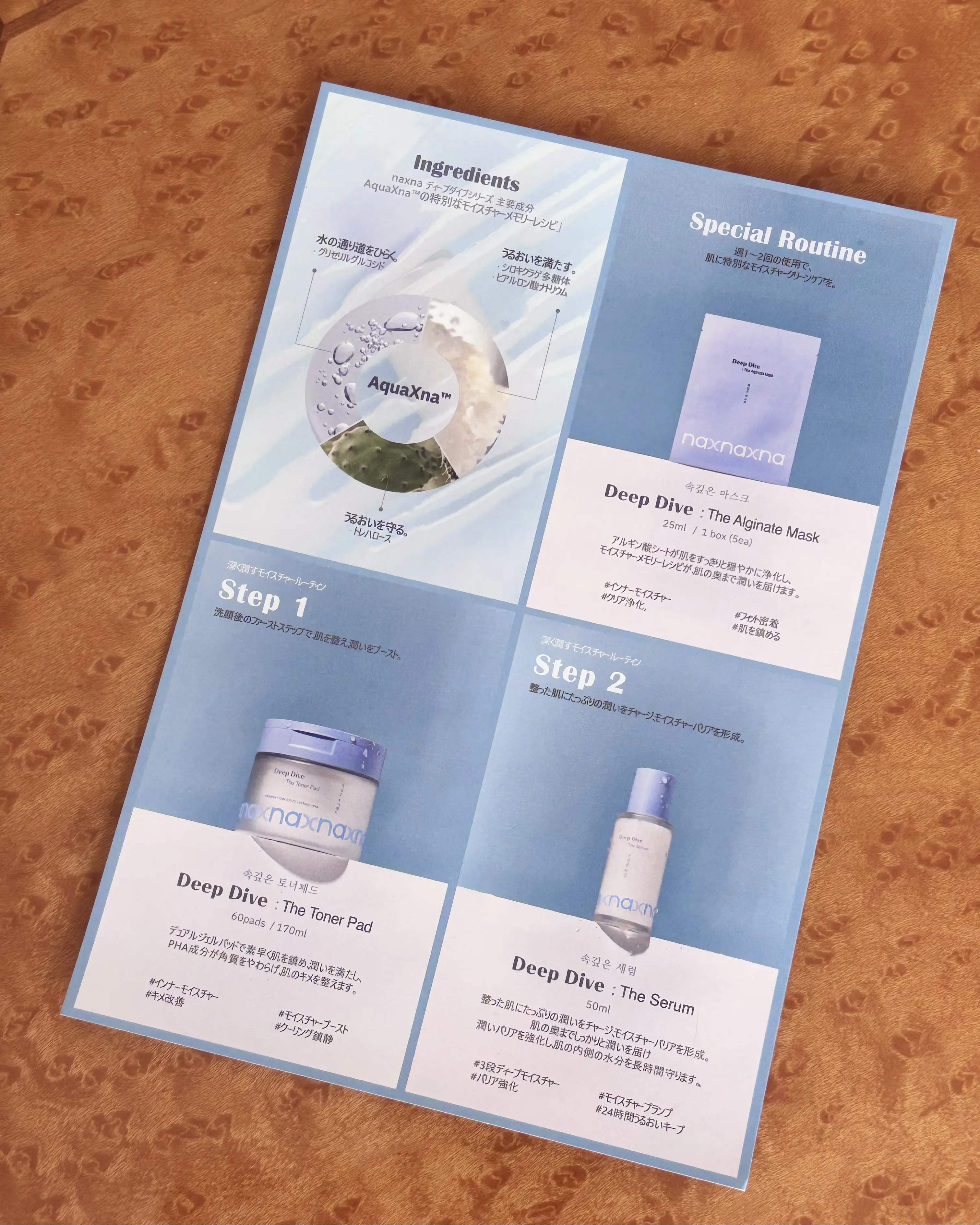 naxna Deep Dive スキンケアセット パクヒョンシク naxna Deep Dive スキンケアセット パクヒョンシク - メルカリ