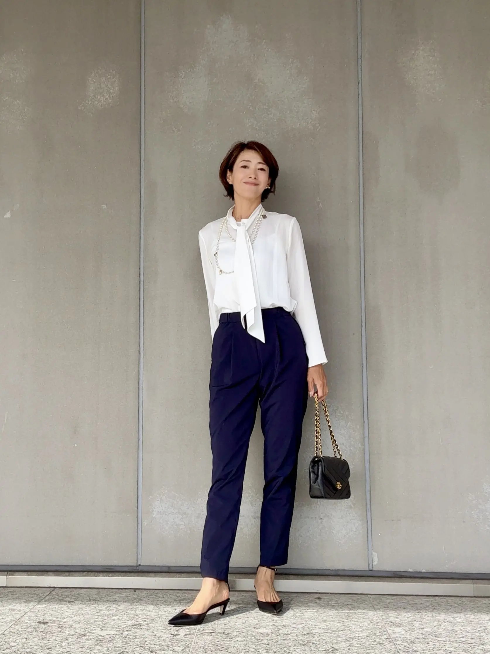 「E by eclat」多機能テーパードパンツ｜夏を快適に乗り切る！私流着回しスタイル_1_10