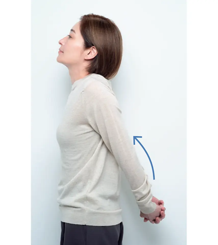 エイジングデザイナー 村木宏衣さん  わき&amp; 背面ほぐし アイケア　ストレッチ　STEP3