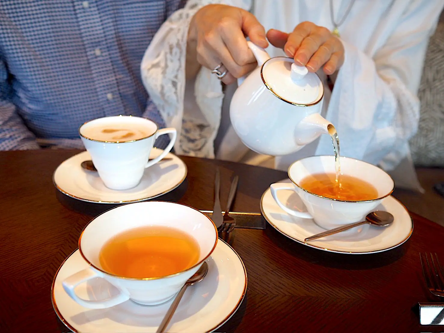 プチプラニットのセットアップで、友人との再会！ _1_6