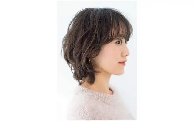 横から見たヘアスタイル