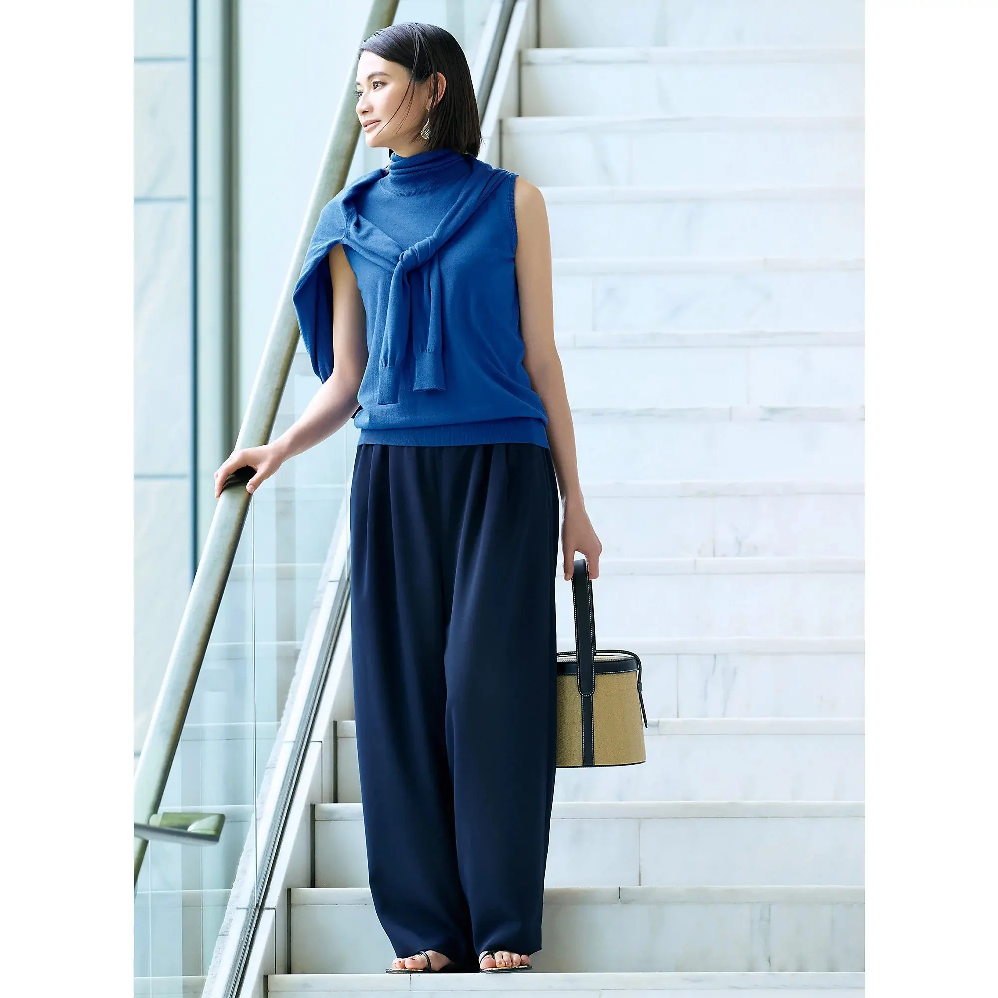 新提案【選べる着丈】シリーズから、大ヒット【とろみ】 新作まで「E by éclat」夏の美スタイル服まとめ_1_26