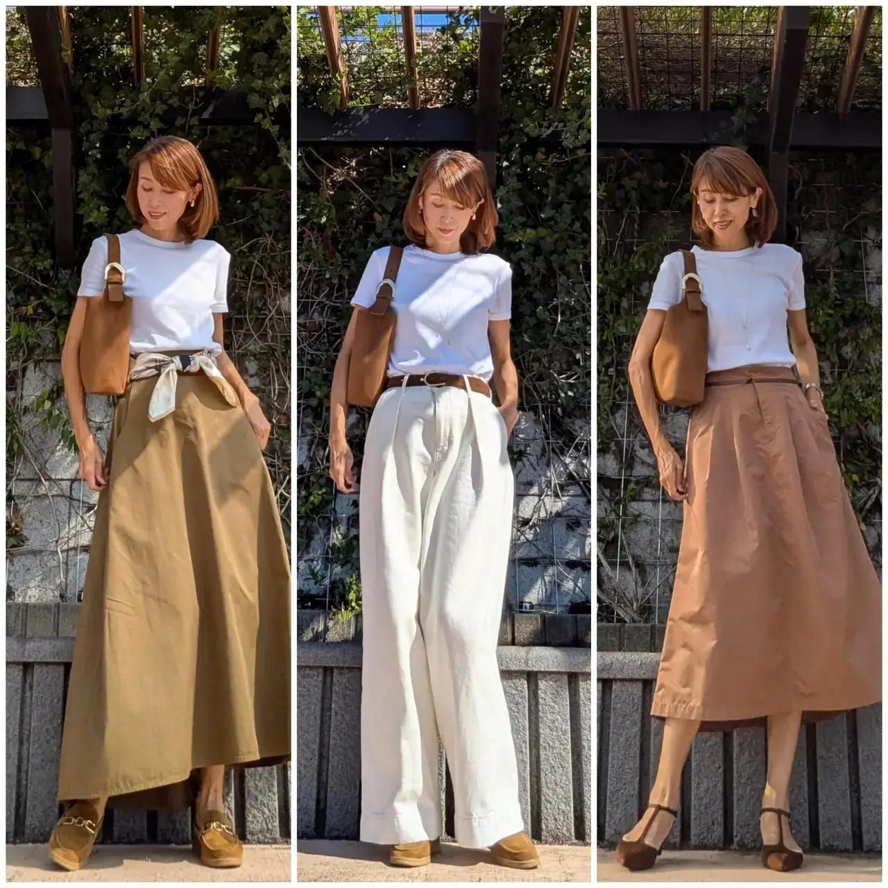 Tシャツコーデを秋仕様に!!