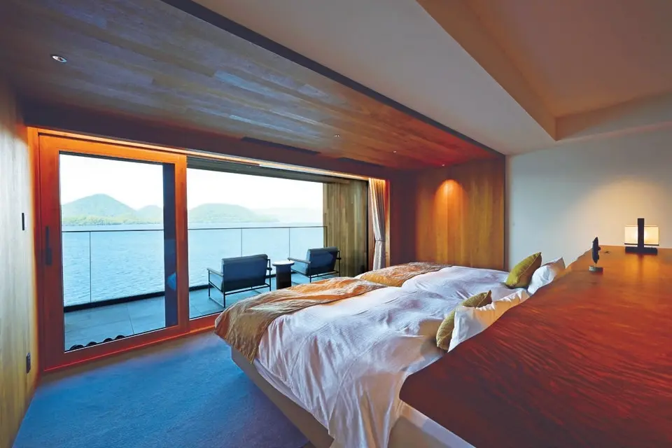 北海道・洞爺「BOUROU LAKE TOYA」　50代　ひとり旅　おすすめ　宿　客室の写真