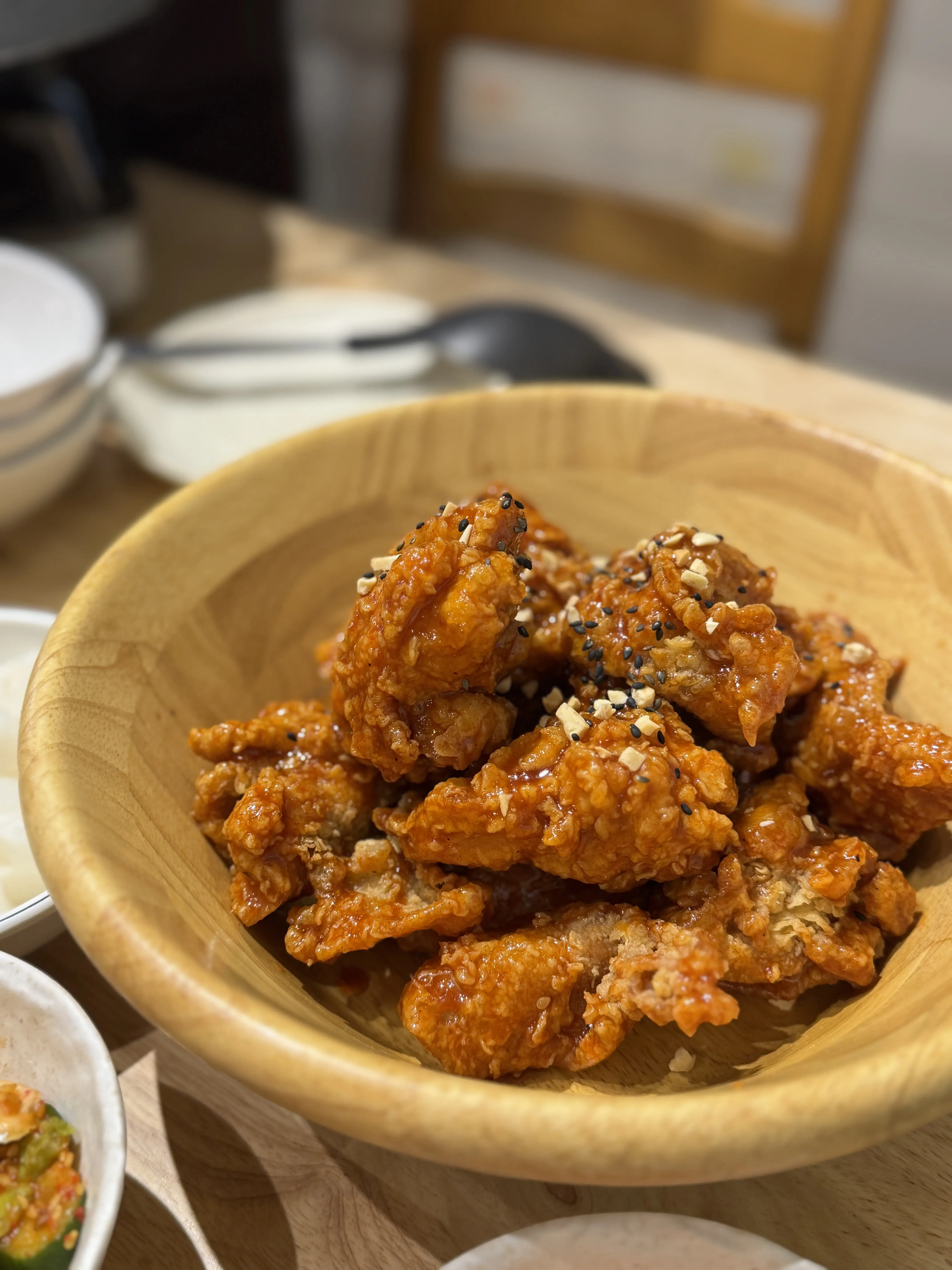 新大久保　テーハンミング　ヤンニョムチキン