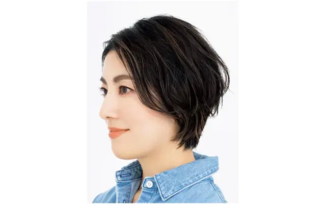 直毛でもボリュームアップ「丸みショート」