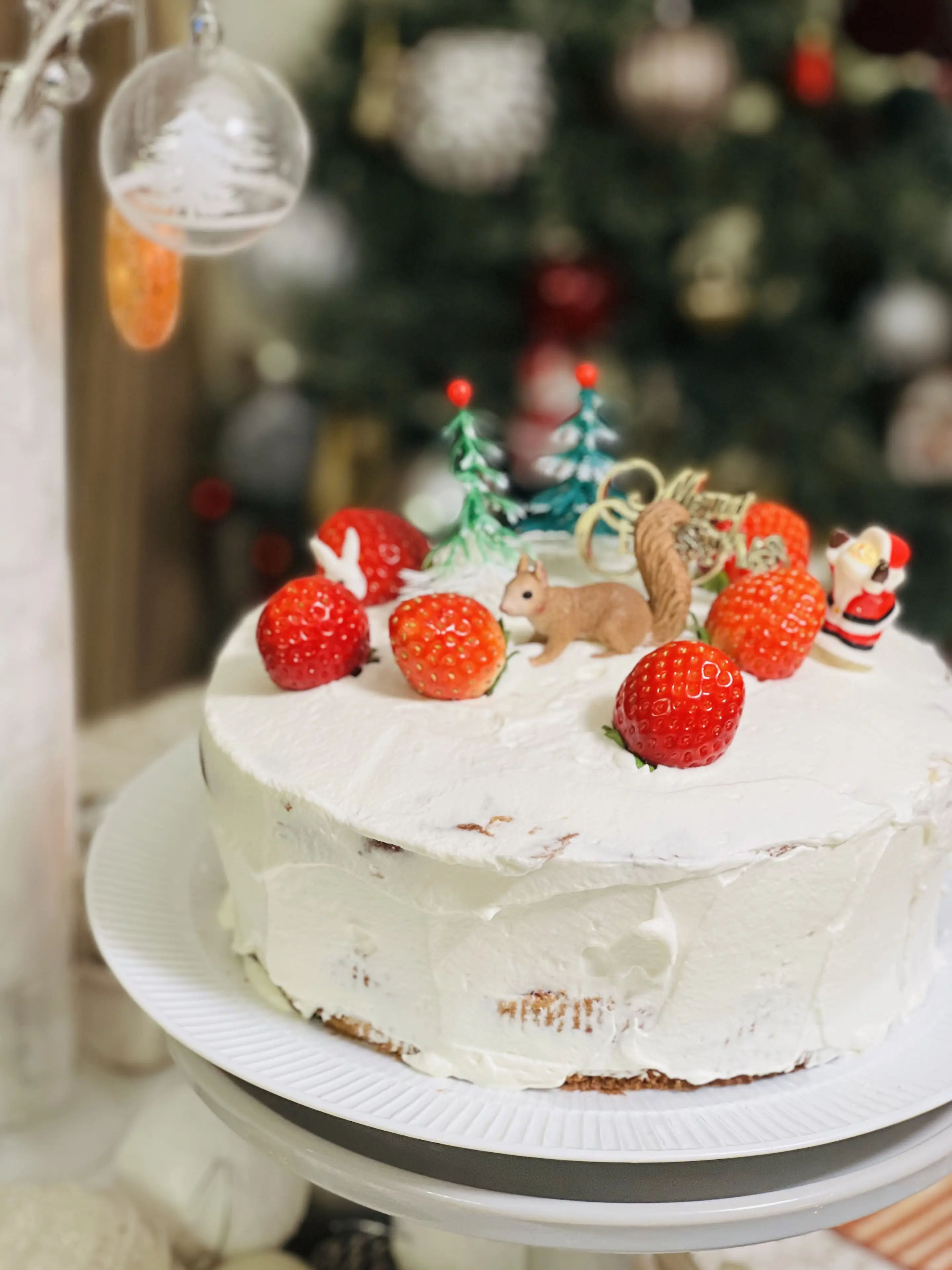 今年のクリスマスケーキは手作りで