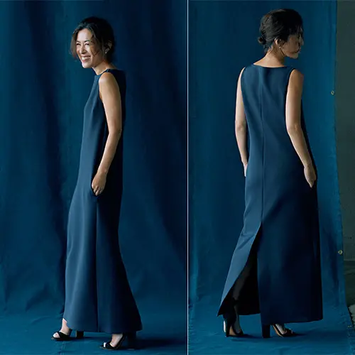 ザロウ THE ROW スキューバドレス　スキューバワンピース　チャコール　S 7992-y67401.jpg