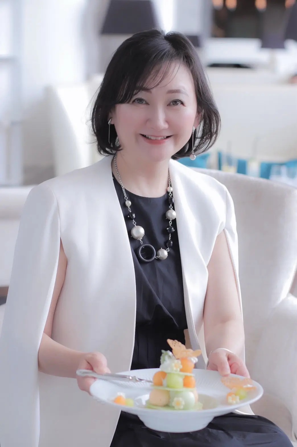 モノトーンコーデで大人女史会ランチ、芦屋ベイコート倶楽部♪_1_11-2