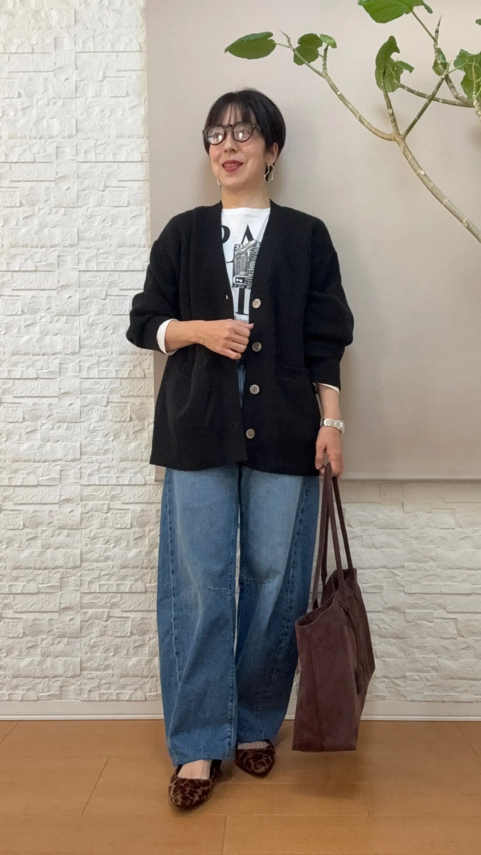 ジーユーコーデ　アラフィフコーデ　プチプラコーディネート