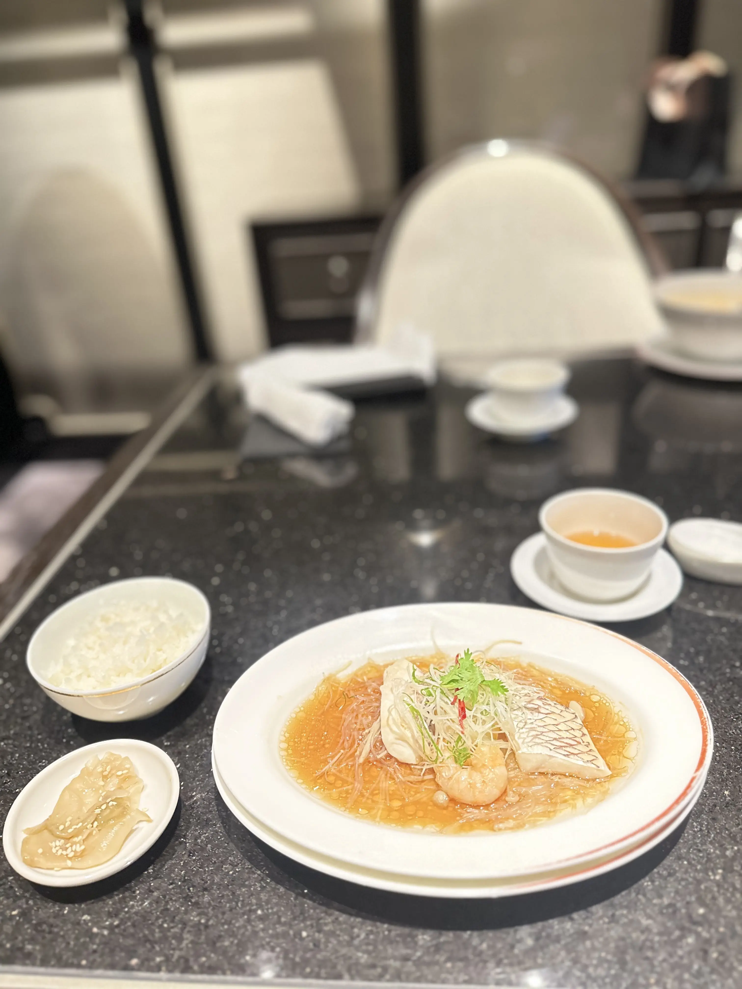 ケープデザインパンツスーツで恵比寿ウェスティンホテル中華ランチ_1_5-2