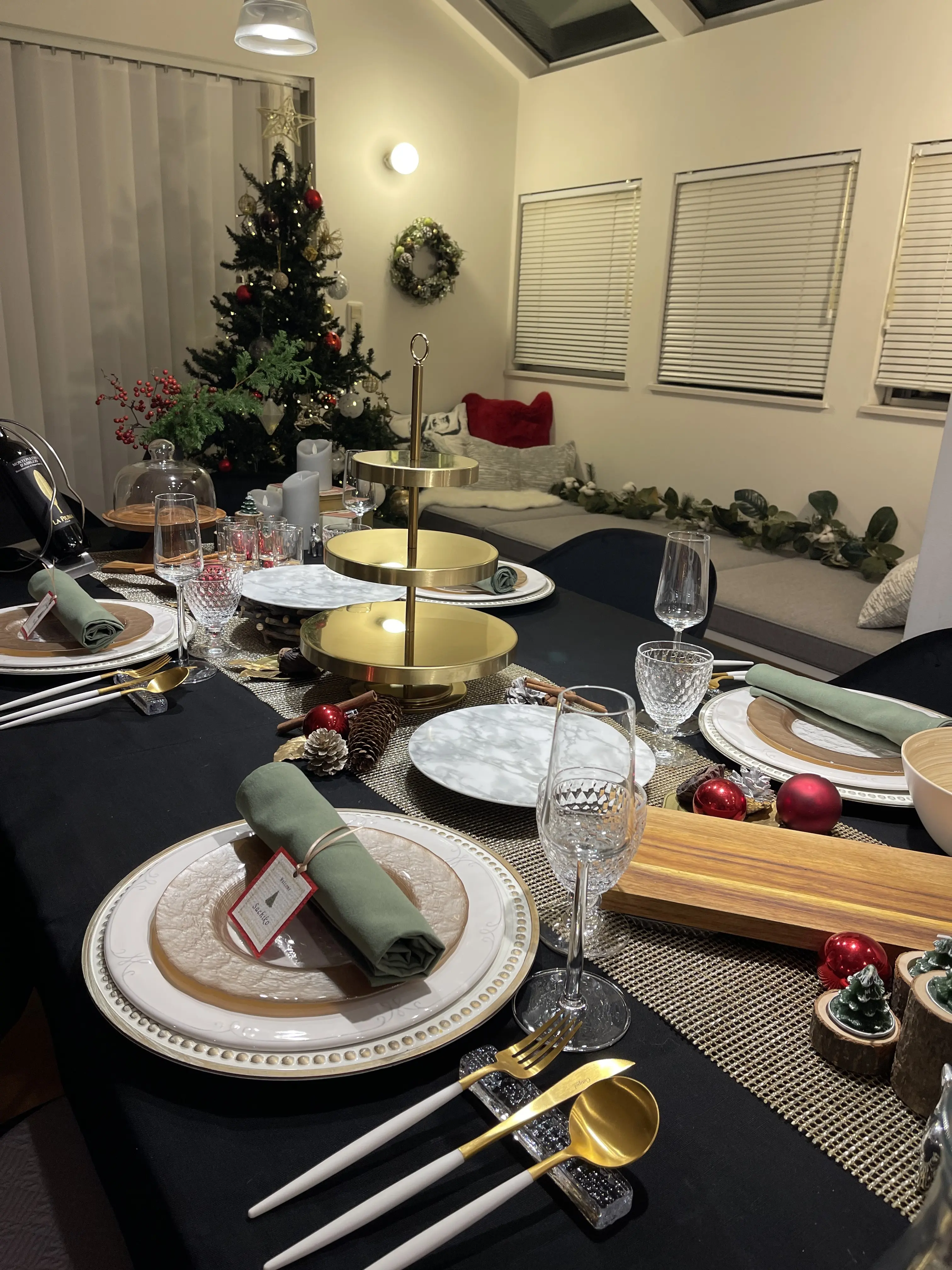 クリスマスの定番コーデでホームパーティー🎄_1_1-1