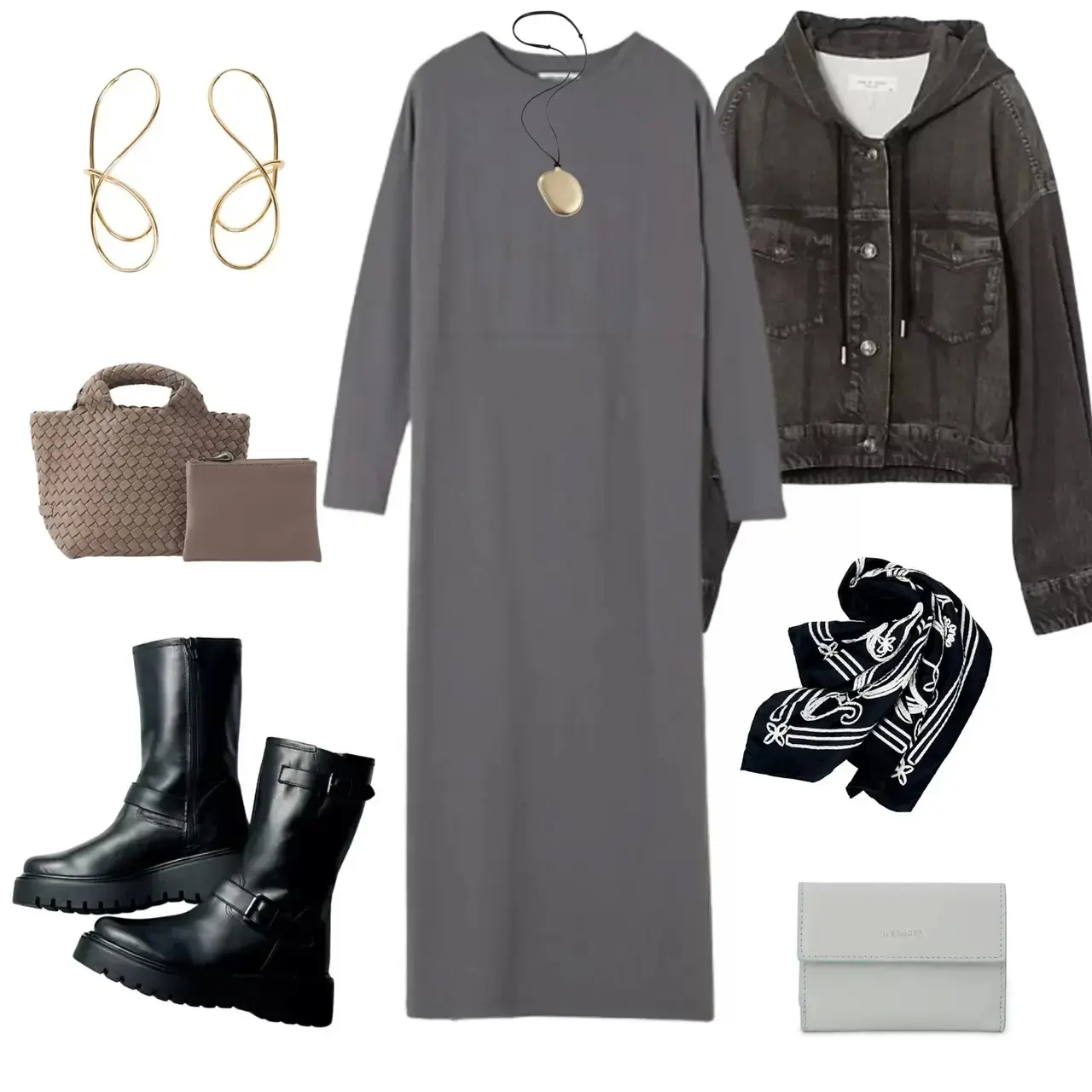 【50代 週末コーデ】長距離移動も快適！大人の洒落見えワンピースコーデ＃Jマダムのおしゃれ