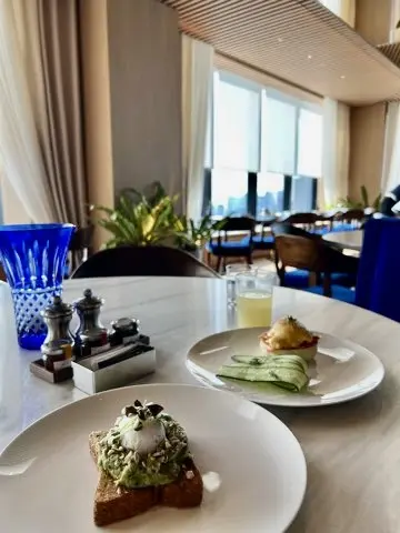 東京エディション虎ノ門のThe Blue Roomの朝食