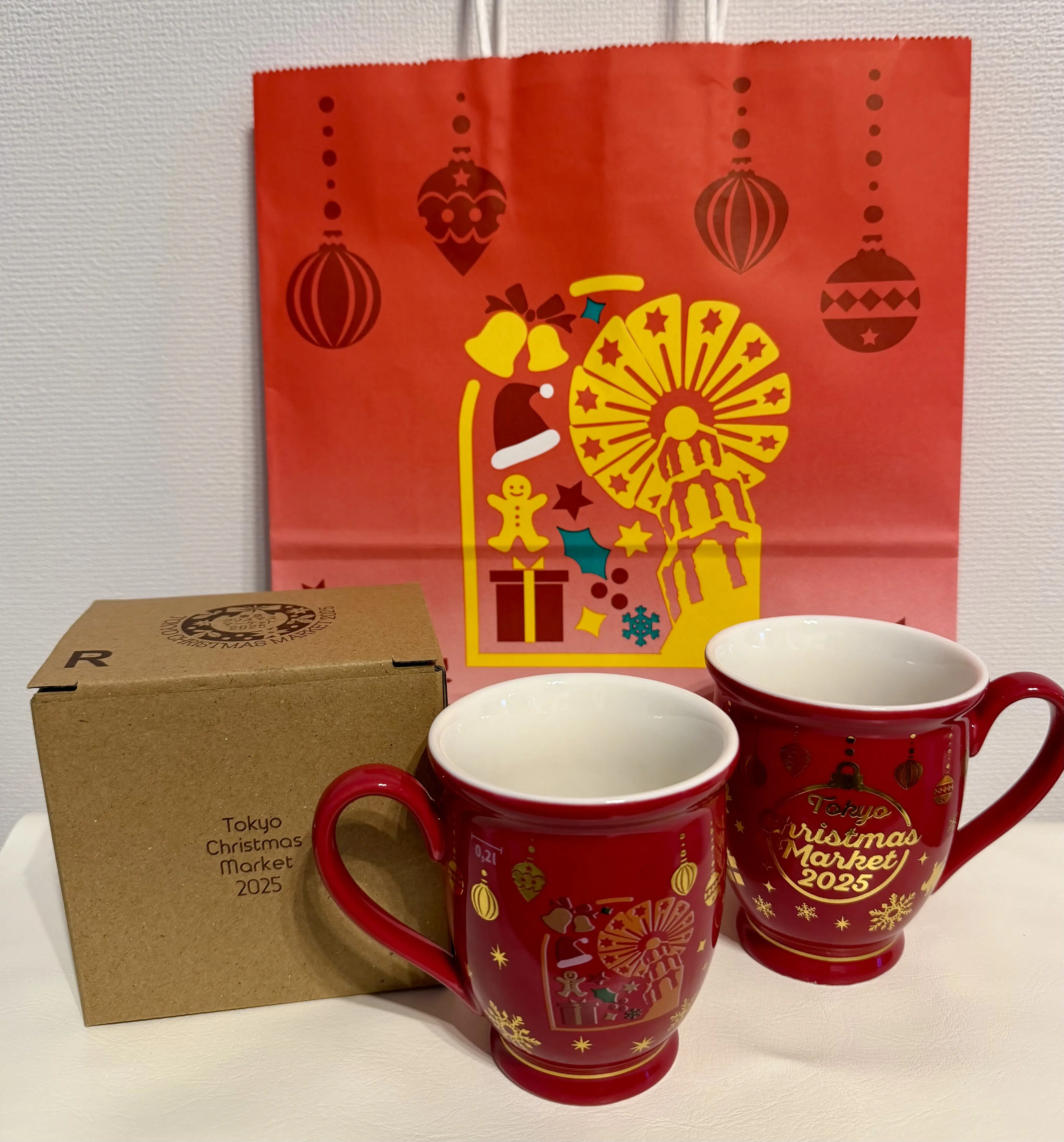 オリジナルマグカップ ワインレッド